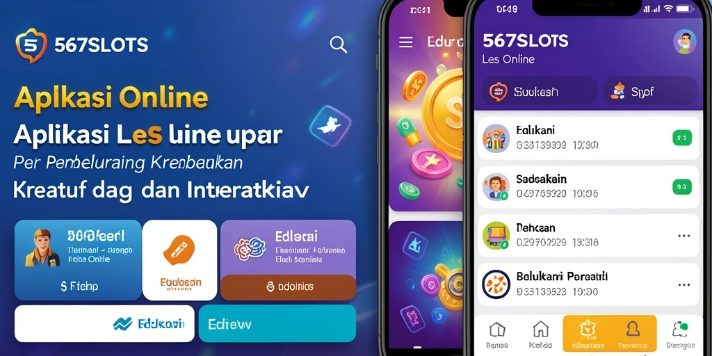 Antarmuka pengguna 567SLOTS yang ramah dan interaktif.