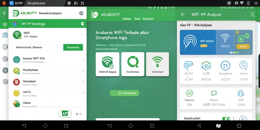 Tampilan antarmuka KELINCI777 yang sederhana dan informatif untuk analisis WiFi.