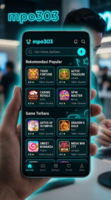 Tampilan katalog aplikasi mpo303